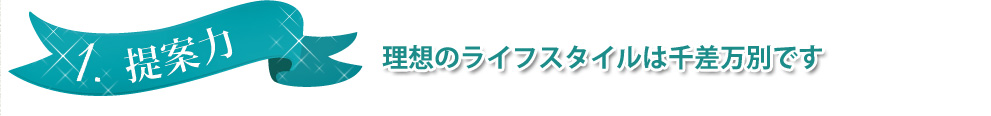1.提案力